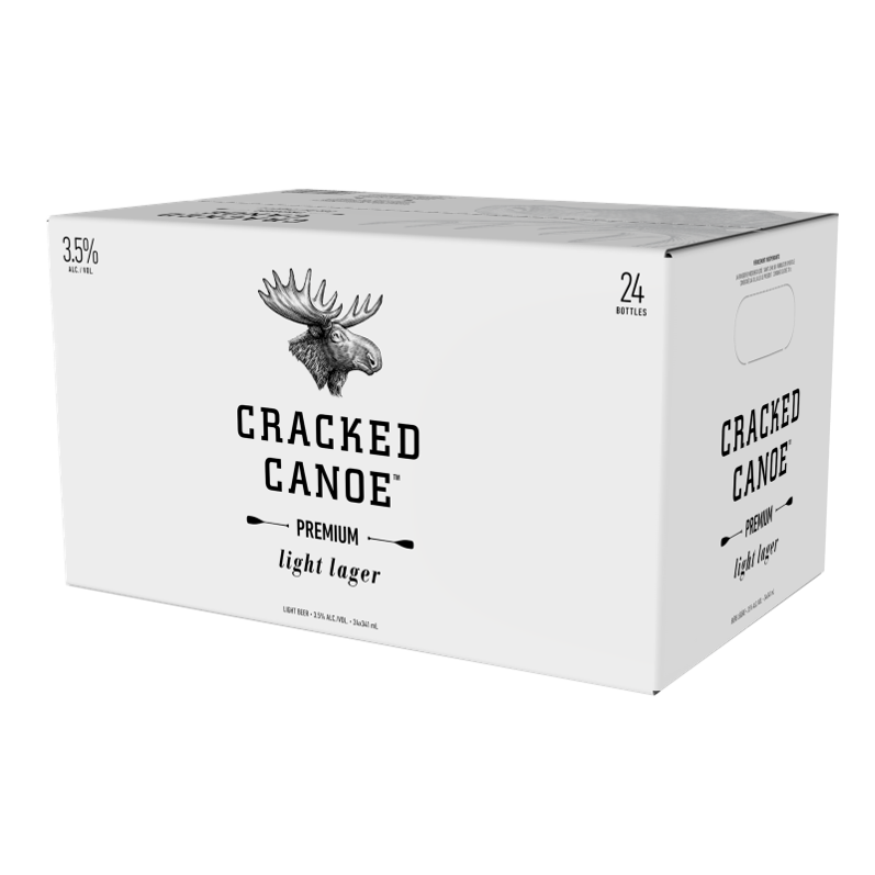 Moosehead Cracked Canoe Flasche