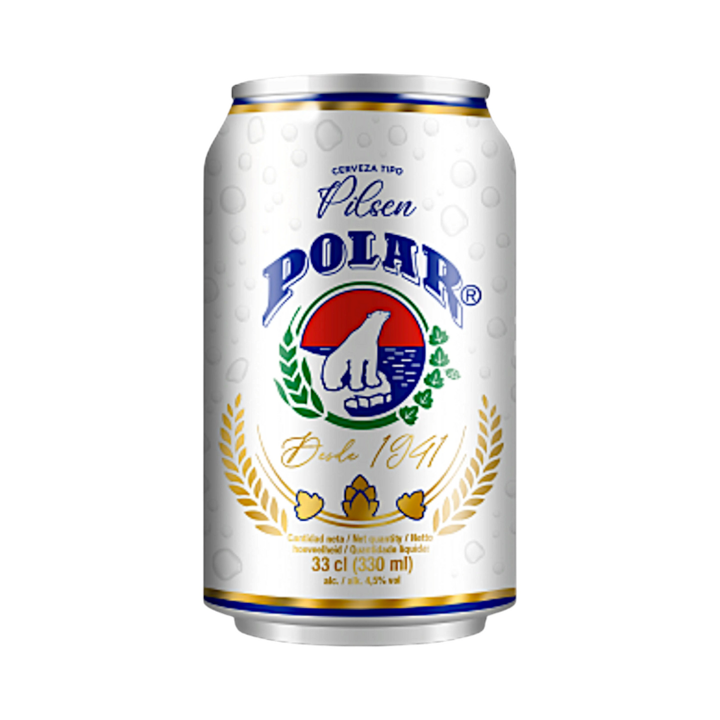 Polar Pilsen Cerveza Tipo 330 ml Dose