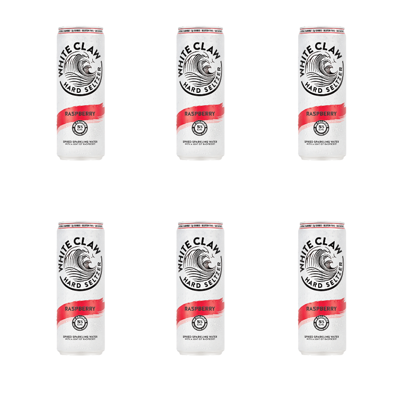 White Claw Hard Seltzer Raspberry 355 ml Dose