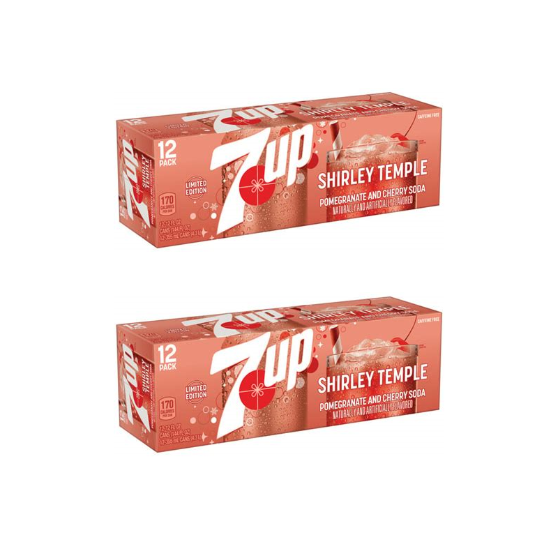 7Up Shirley Temple - Pomegranate & Cherry 355 ml Dose