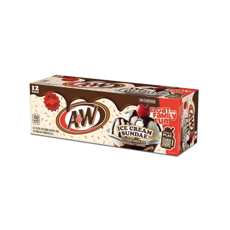 A&W Ice Cream Sundae Soda 355 ml Dose