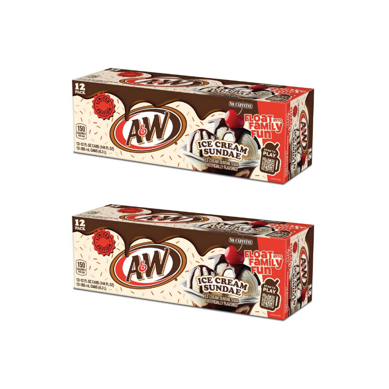 A&W Ice Cream Sundae Soda 355 ml Dose