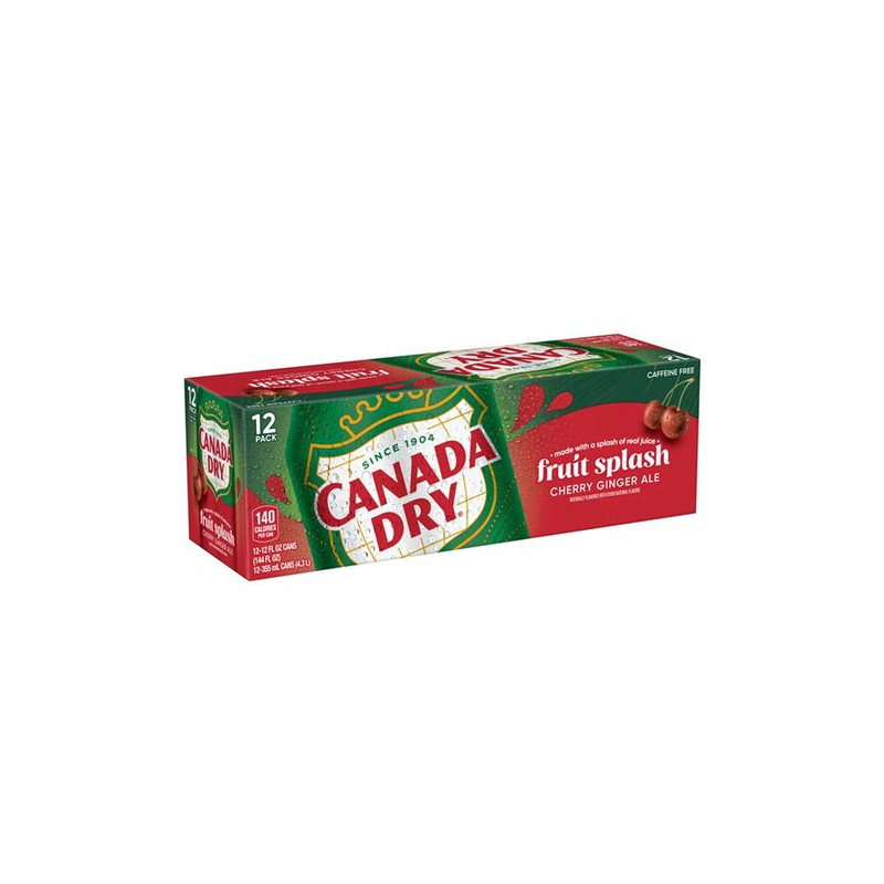 Canada Dry Fruit Splash Cherry Ginger Ale 355 ml Dose