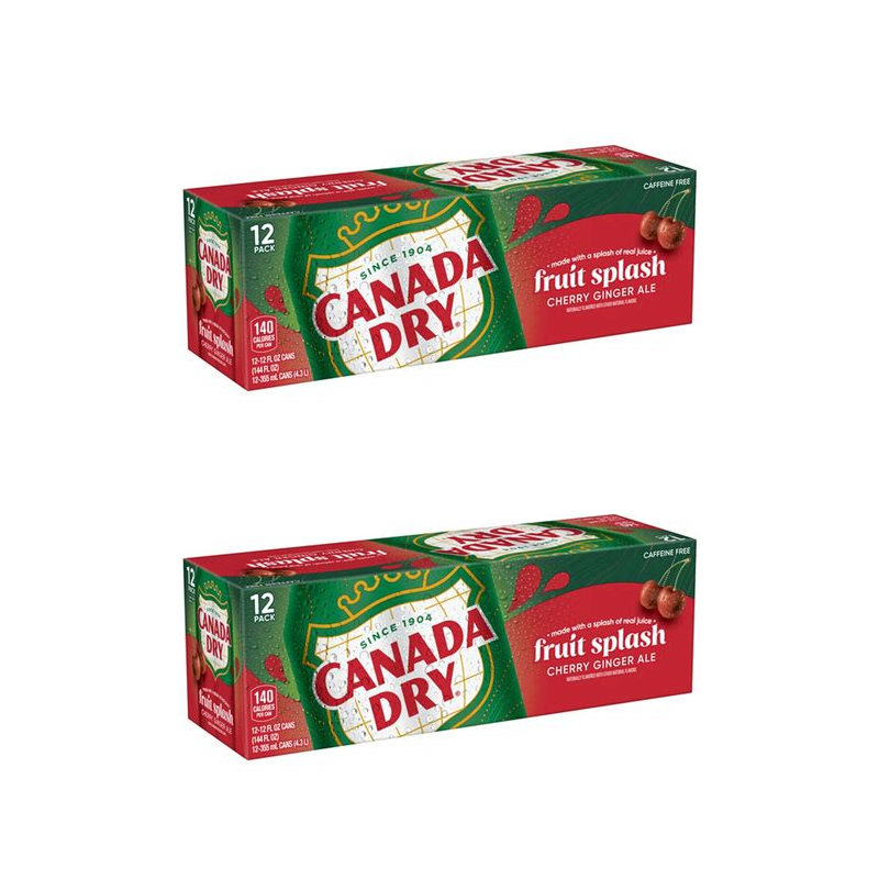 Canada Dry Fruit Splash Cherry Ginger Ale 355 ml Dose