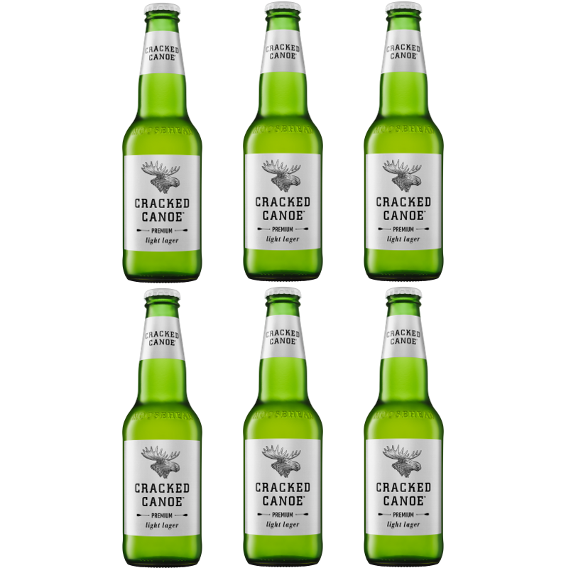 Moosehead Cracked Canoe Flasche